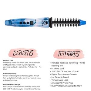 Calista Perfecter Pro Grip Heated Round Brush